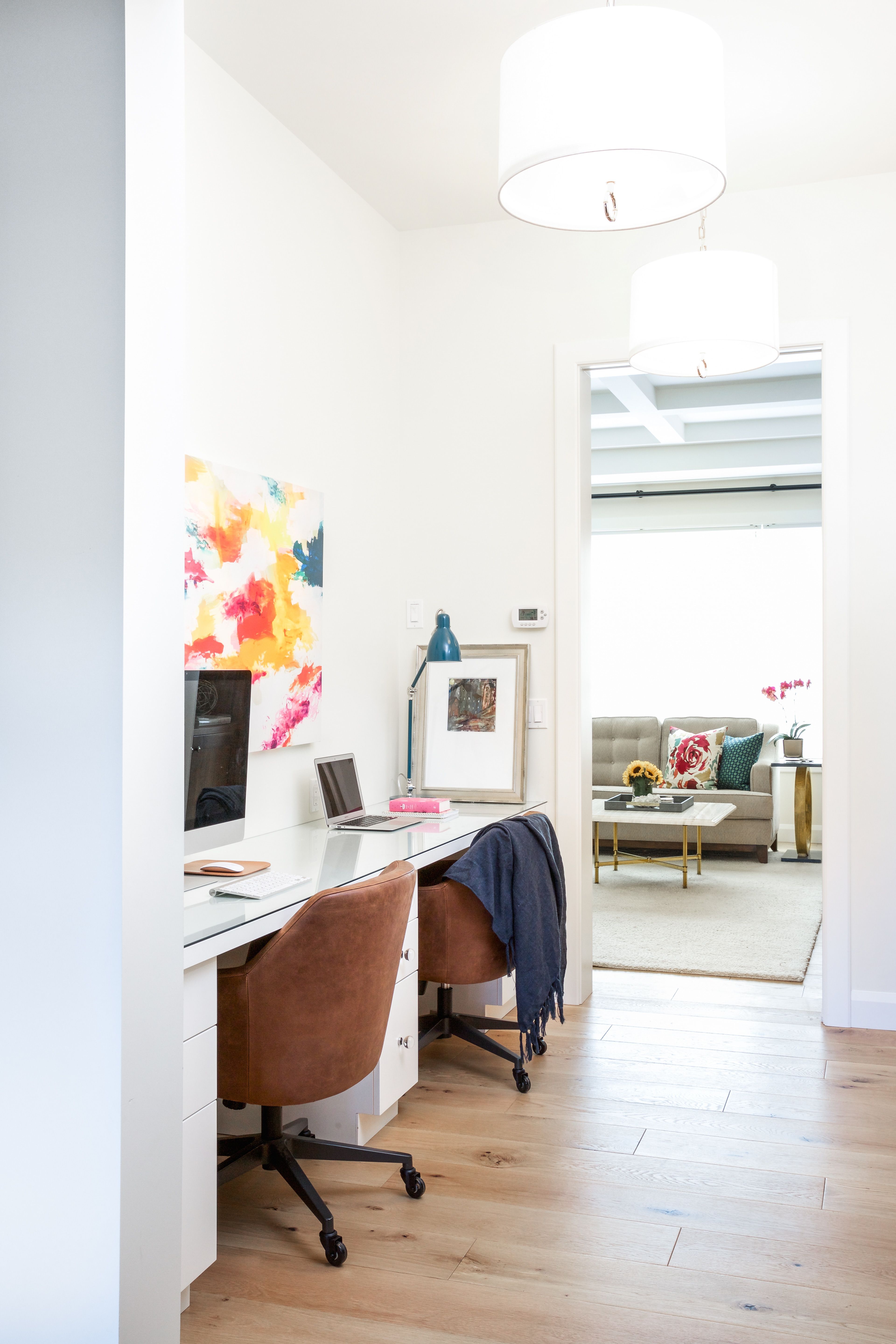 home office two desks