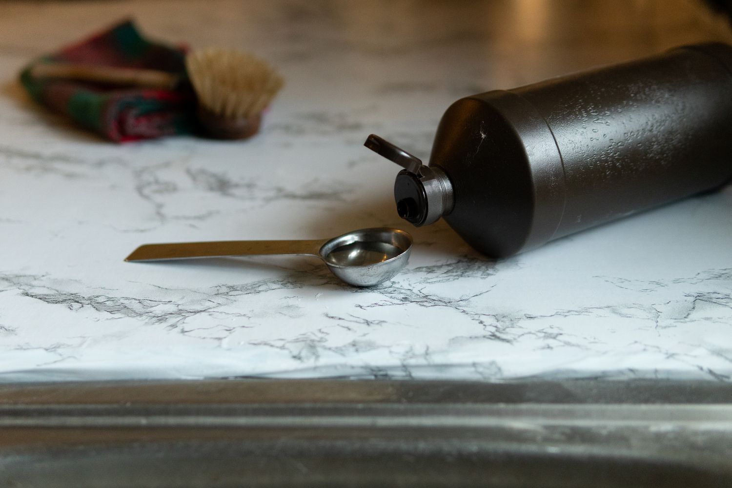 brown plastic bottle hydrogen peroxide